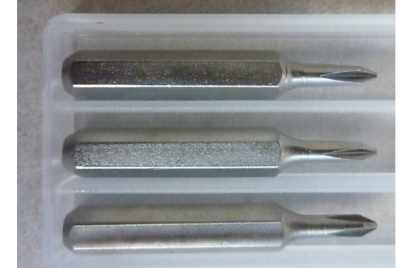 MiniaturBITS für Gleisschrauben 1,38 und 1,4¼mm