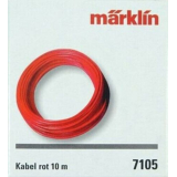 MÄRKLIN 7105, KABEL ROT 0,19² x 10m