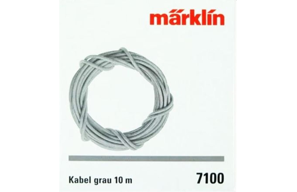 MÄRKLIN 7100, KABEL GRAU 0,19² x 10m