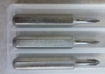 MiniaturBITS für Schotter-Gleisschrauben 1,4x15