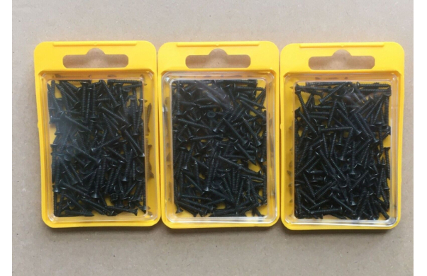 100 SCHWARZE SCHRAUBEN für MÄRKLIN C-/M-GLEISE